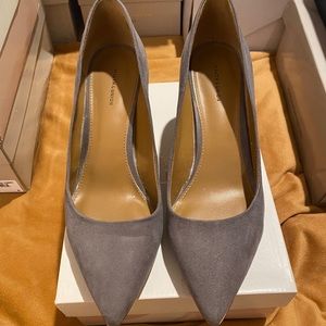 14th & Union suede block heel